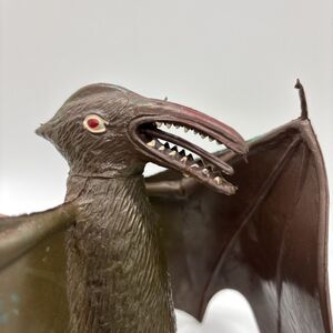 Vintage Imperial Pterodactyl 1968 Rubber Monster  W/tongue / Dinosaur Hong Kong